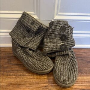 Ugg Cozy Knit Button Boots